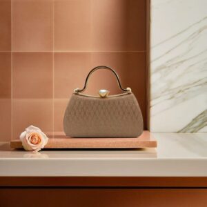 Classic Clutch Bag bow formal party clutch with gold chain for women and girls